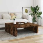 vidaXL Salontafel 100x100x35 cm bewerkt hout gerookt, Huis en Inrichting, Tafels | Salontafels, Verzenden, Nieuw