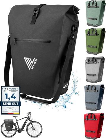 2dekans | MIVELO Fietstas - Waterdicht - 25L - Met Laptopvak beschikbaar voor biedingen