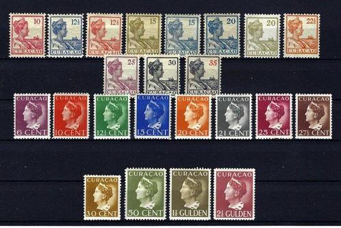 Curaçao 1915/1942 - series Koningin Wilhelmina - NVPH 57-67, Postzegels en Munten, Postzegels | Nederland