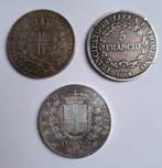 Italië. Lot 3 monnaies (Zonder Minimumprijs)
