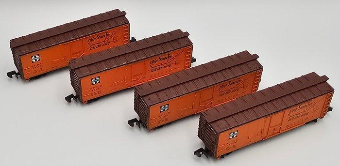 CON-COR N - Modeltrein goederenwagon (4) - Vier 40’, Hobby en Vrije tijd, Modeltreinen | N-Spoor