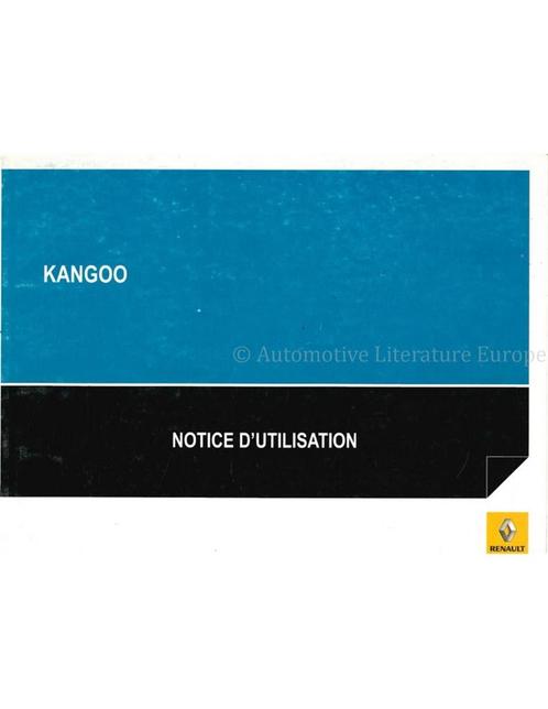 2010 RENAULT KANGOO INSTRUCTIEBOEKJE FRANS, Autos : Divers, Modes d'emploi & Notices d'utilisation