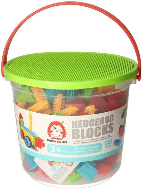 Bloko Bristle Blokken in Opbergbox, 150dlg., Kinderen en Baby's, Speelgoed | Overig, Nieuw, Verzenden