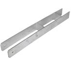 Starx h-paalhouder voor paal 90x90 mm verzinkt, Doe-het-zelf en Bouw, Nieuw, Overige materialen, Klink of Kruk