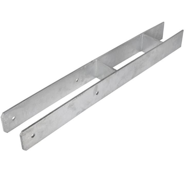 Starx h-paalhouder voor paal 90x90 mm verzinkt, Doe-het-zelf en Bouw, Hang- en Sluitwerk, Klink of Kruk, Nieuw, Overige materialen
