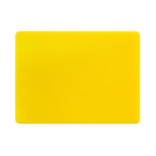 Snijplank | LDPE | Geel | 600x450x10(h)mm Hygiplas, Zakelijke goederen, Horeca | Keukenapparatuur, Nieuw in verpakking, Verzenden