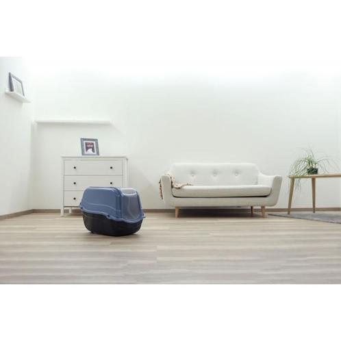 Kattenbak emma eco, blauw/zwart, 57 x 39 x 41 cm - kerbl, Dieren en Toebehoren, Katten-accessoires, Nieuw
