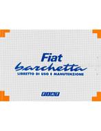 1995 FIAT BARCHETTA INSTRUCTIEBOEKJE ITALIAANS, Auto diversen, Handleidingen en Instructieboekjes