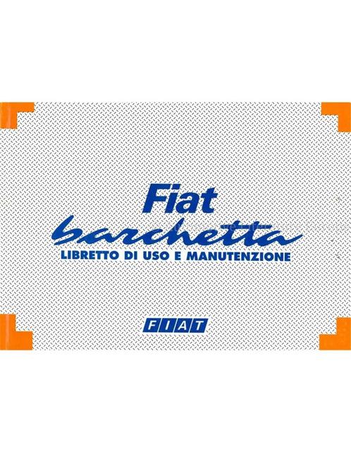 1995 FIAT BARCHETTA INSTRUCTIEBOEKJE ITALIAANS, Auto diversen, Handleidingen en Instructieboekjes