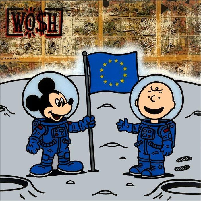 WO$H - B77995018E, Antiquités & Art, Art | Peinture | Moderne