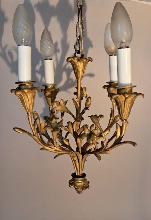 Lustre - Bronze doré, Antiek en Kunst, Curiosa en Brocante