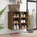 vidaXL Schoenenkast 52,5x30x50 cm bruin eikenkleur, Huis en Inrichting, Verzenden, Nieuw
