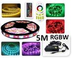 LED strip RGB/W 5-meter Plug & play - dimbaar, Verzenden, Nieuw