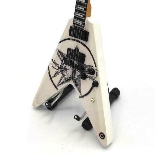 Miniatuur Dean gitaar met gratis standaard, Verzamelen, Film en Tv, Beeldje, Replica of Model, Nieuw, Verzenden