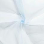 Tule stof blauw - Polyester stof 40m op rol, Nieuw, Verzenden