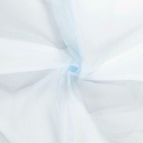 Tule stof blauw - Polyester stof 40m op rol, Hobby en Vrije tijd, Stoffen en Lappen, Verzenden