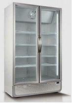 Réfrigérateur Blanc/Argent | 975 Litres | Eclairage LED | 12, Articles professionnels, Ophalen of Verzenden