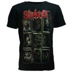 Slipknot New Masks Band T-Shirt Zwart - Officiële