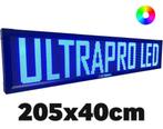 LED lichtkrant display 205x40cm - Outdoor LED reclame bord, Ophalen of Verzenden