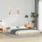 vidaXL Bedframe Bruin 160 x 220 cm Massief grenenhout, Huis en Inrichting, Verzenden, Nieuw