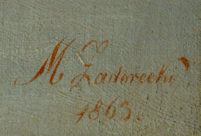 Marcel Johann von Zadorecki (XIX) - Winter - NO RESERVE, Antiek en Kunst, Kunst | Schilderijen | Klassiek