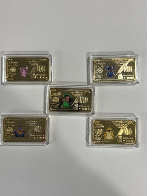 Collection thématique - Collection exclusive de 5 lingots, Verzamelen, Disney