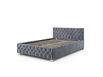 Veiling - Gestoffeerd Bed Nizza - 140 x 200 cm - Grijs, Nieuw