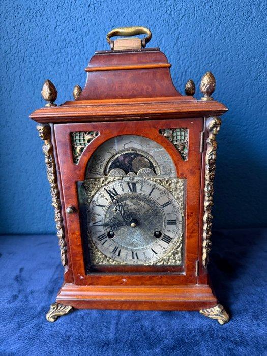 Klok - Hout, Messing - 1970-1980, Antiek en Kunst, Antiek | Klokken