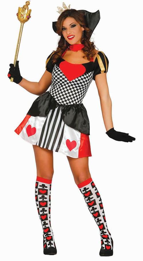 Hartenkoningin Kostuum, Kleding | Dames, Carnavalskleding en Feestkleding, Nieuw, Verzenden