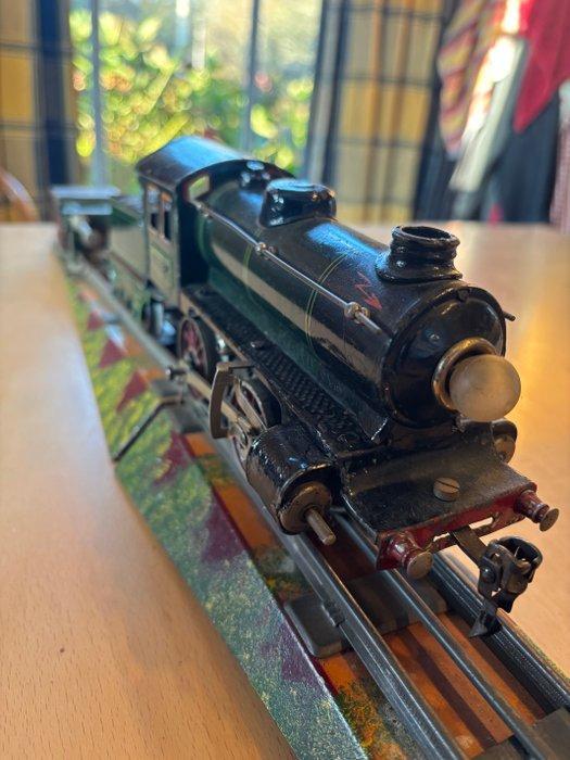 Märklin 0 - Treinset (16) - Oude Märklin stoomlocomotief met, Antiek en Kunst, Antiek | Speelgoed