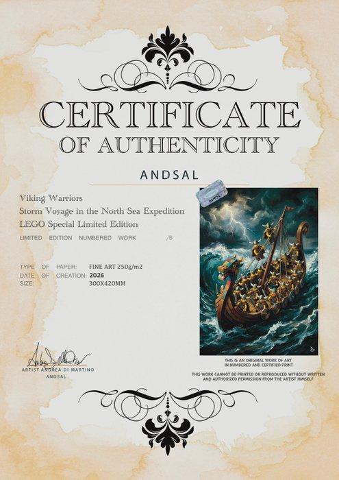 ANDSAL - Viking Warriors Storm Voyage in the North Sea, Kinderen en Baby's, Speelgoed | Duplo en Lego