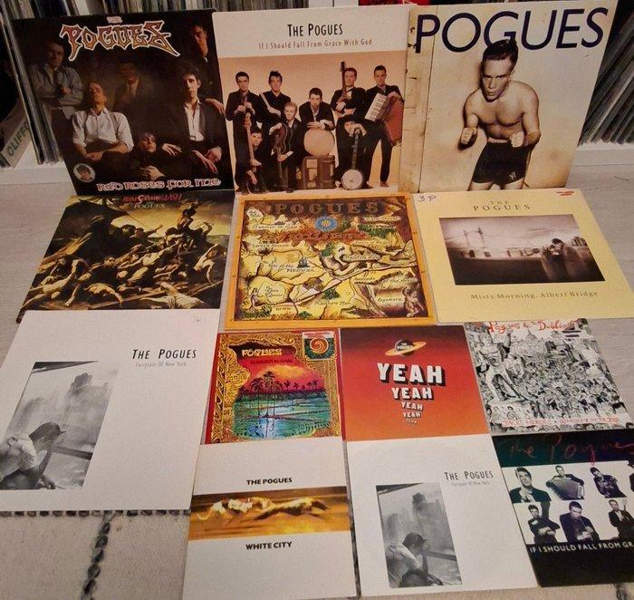 The Pogues - 5 albums + 2x 12 Maxis & 6x 7 singles. - LP, Cd's en Dvd's, Vinyl Singles