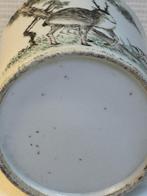 Beker - Magnifique tasse Qianjiangcai par grand maitre Zhou, Antiek en Kunst