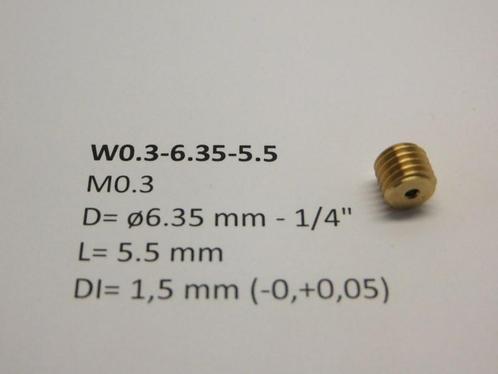 micromotor W0.3-6.35-5.5 wormwiel, Hobby en Vrije tijd, Modeltreinen | H0, Gelijkstroom, Overige typen, Nieuw, Overige merken