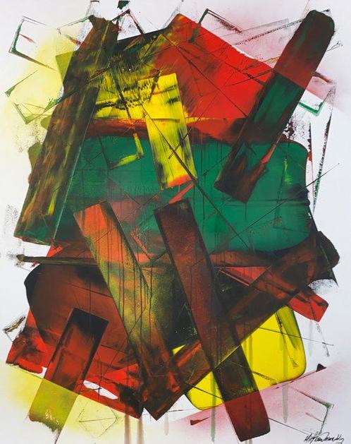 Parscha Mirghawameddin - Graff N°1916  XXL, Antiquités & Art, Art | Peinture | Moderne