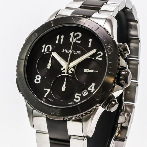 Mercury - Swiss Chronograph - ME390-ST-2 - Sans Prix de, Handtassen en Accessoires, Horloges | Heren