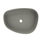 Waskom Arcqua Rocker Cast Marble 50x37 cm Organisch Rechts, Doe-het-zelf en Bouw, Sanitair, Ophalen of Verzenden, Nieuw, Overige typen