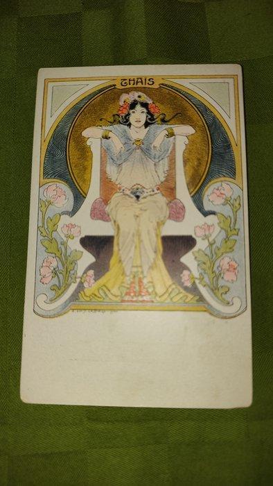 Ernest Louis Lessieux - Art Nouveau - Opera Thais -, Collections, Cartes postales | Étranger