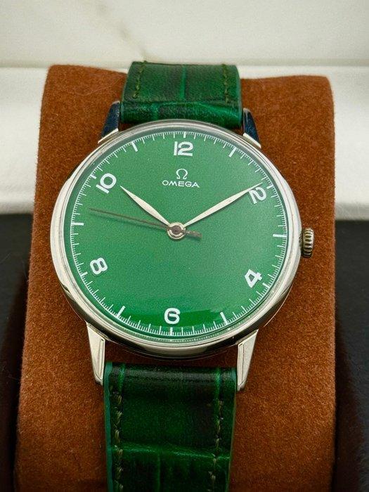 Omega - Calatrava Vintage Green dial Cal. 30T2 SC - 2320-5 -, Handtassen en Accessoires, Horloges | Heren