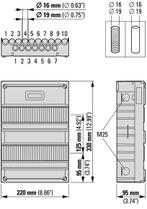 Eaton S55 Flex 3-Fase Verdeelbord 4 Groep - 1966031, Verzenden, Nieuw