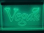 Vegan vega neon bord lamp LED verlichting reclame lichtbak, Verzenden, Nieuw
