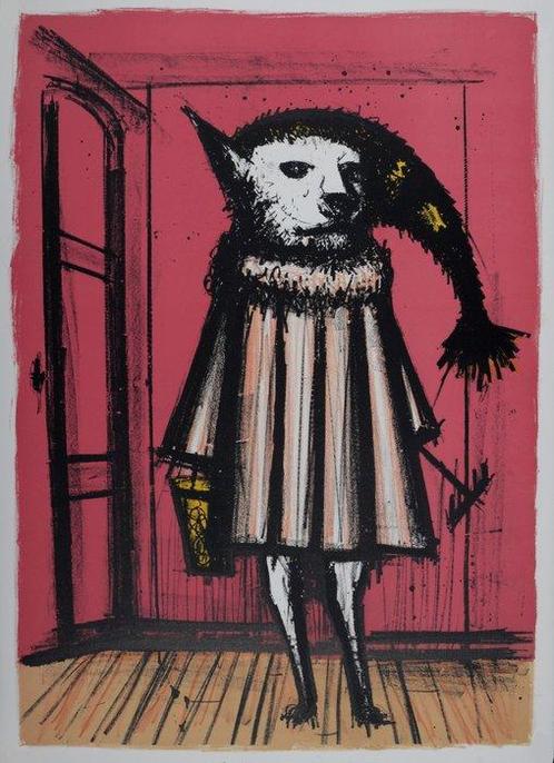 Bernard Buffet (1928-1999) - Chien Savant, Antiquités & Art, Antiquités | Autres Antiquités