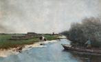 Victor Bauffe (1849-1921) - Hollands Polderlandschap
