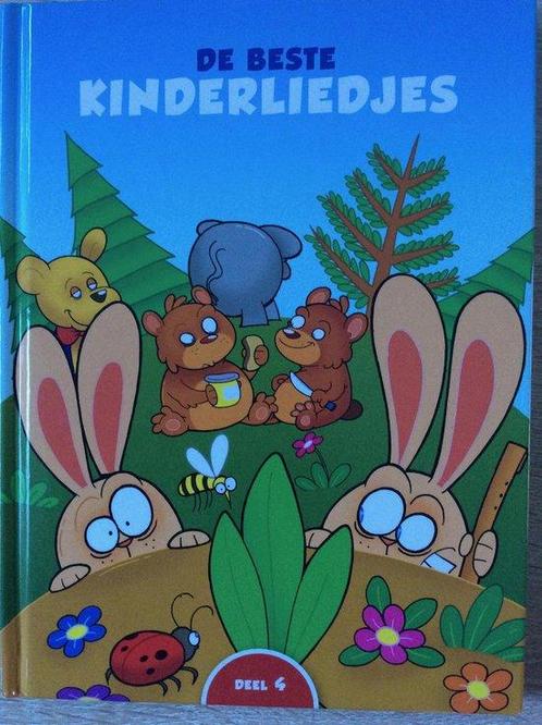 De beste kinderliedjes deel 4 boek inclusief CD, Boeken, Kinderboeken | Baby's en Peuters, Gelezen, Verzenden