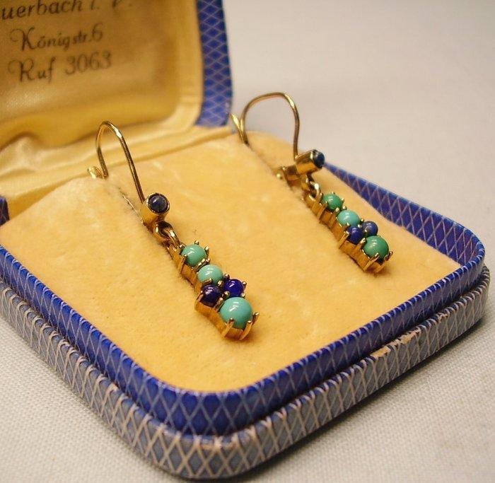 Zonder minimumprijs - Oorbellen - 8 karaat Geel goud -, Handtassen en Accessoires, Oorbellen