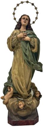 Olot - Arte Olotense - sculptuur, Purísima Concepción - 40, Antiek en Kunst