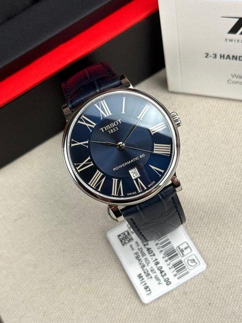 Tissot - Carson Automatic date - Powermatic 80 -, Handtassen en Accessoires, Horloges | Heren