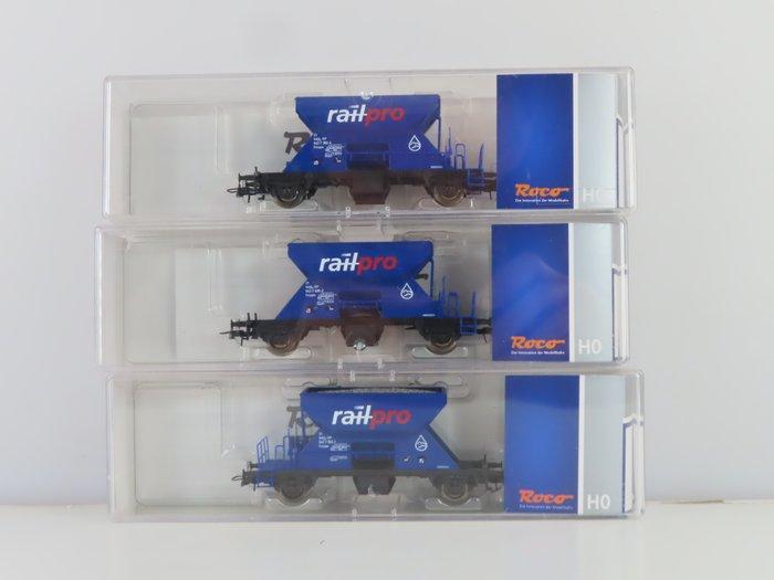 Roco H0 - 67156.1 - Modeltrein goederenwagonset (1) -, Hobby en Vrije tijd, Modeltreinen | H0