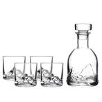 Liiton Everest Set Decanter 1,00L + 4  Glazen 270ml, Collections, Verres & Petits Verres