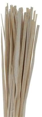 Houtband woodstrip plat pitriet 1cm naturel bundel rotan, Nieuw